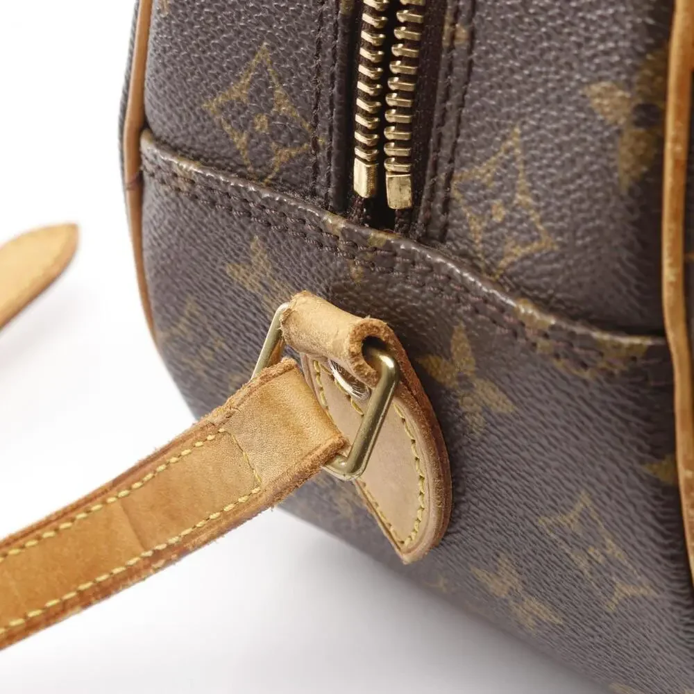 LOUIS VUITTON Brown Monogram Leather Shoulder Bag - Picture 7 of 14